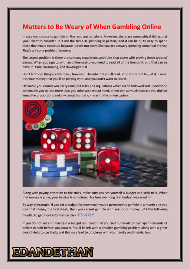 Your first online bet